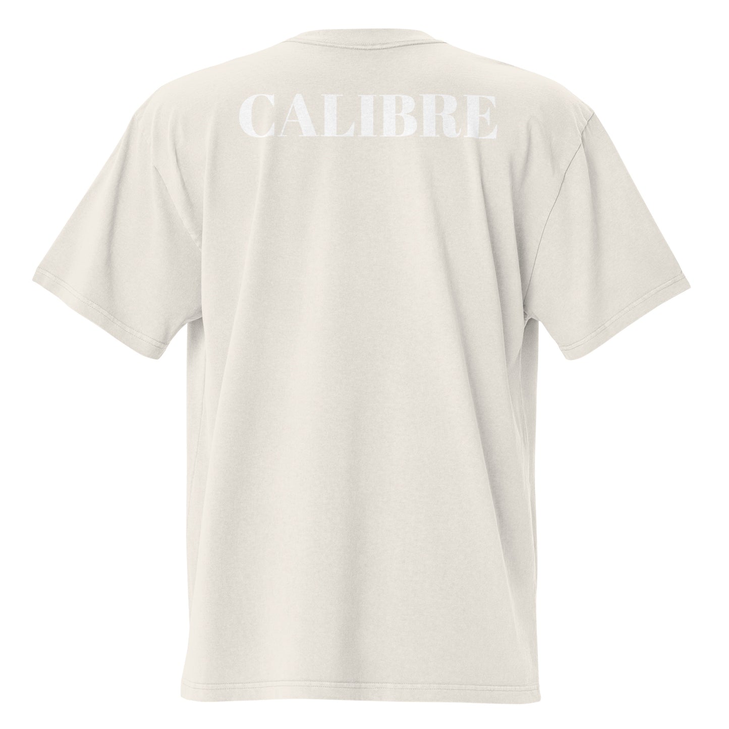 CAMISETA OVERSIZE CALIBRE- BLANCA