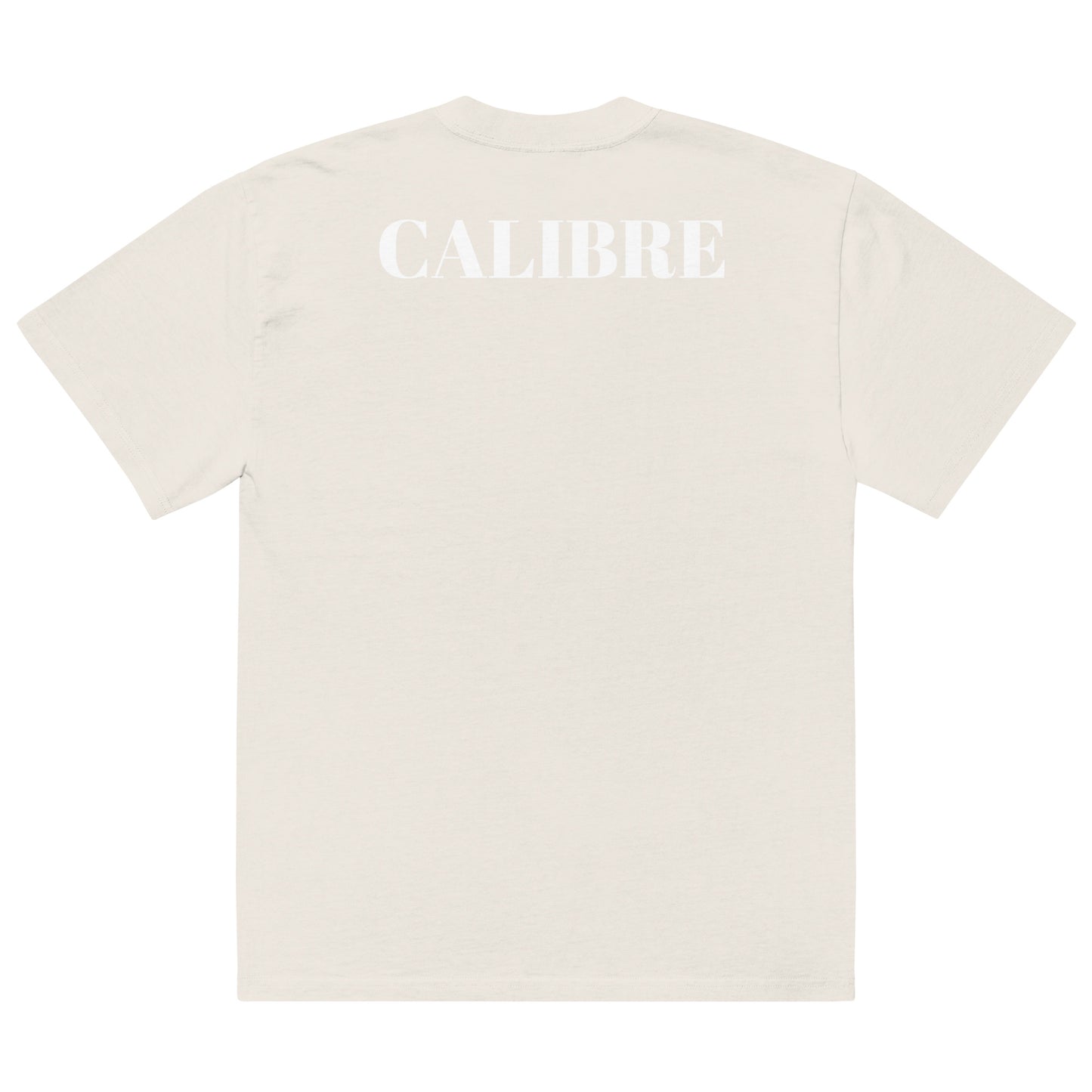 CAMISETA OVERSIZE CALIBRE- BLANCA